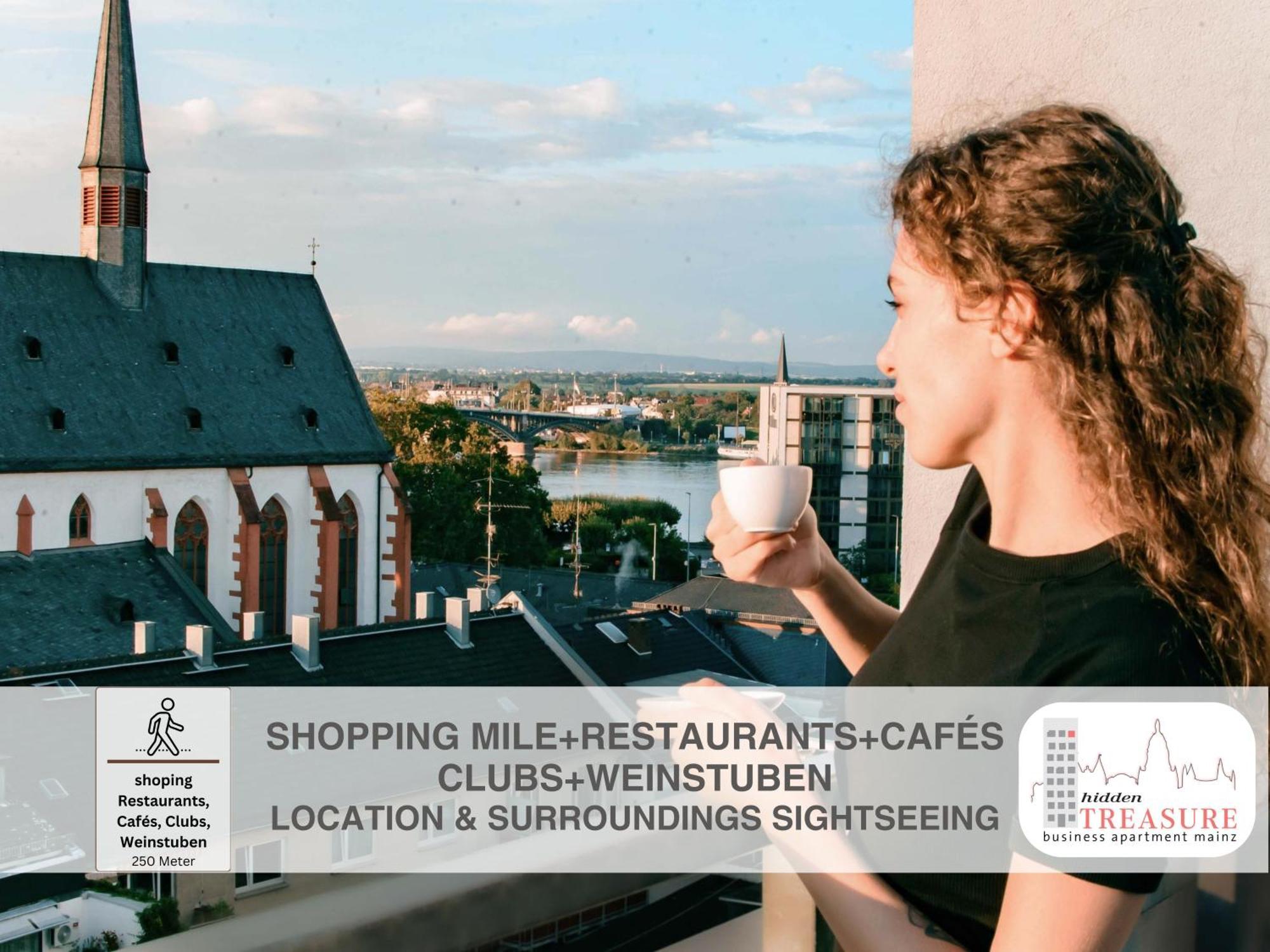 Hidden Treasure Business Apartment Mainz - Fantastic Rhine View In Center Of Mainz Old Town Exteriér fotografie