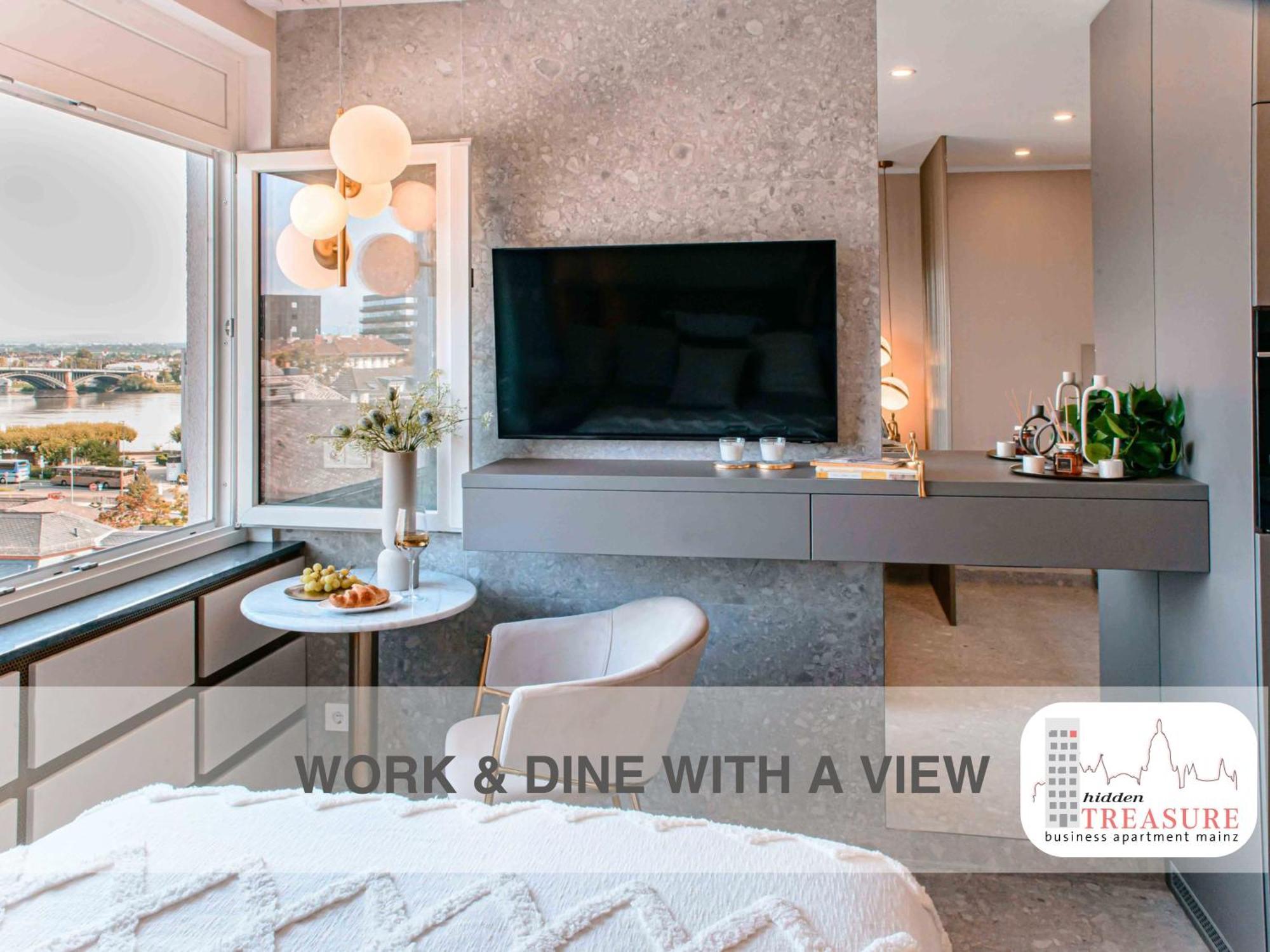 Hidden Treasure Business Apartment Mainz - Fantastic Rhine View In Center Of Mainz Old Town Exteriér fotografie